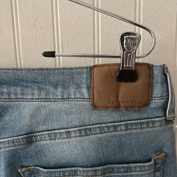 Aeropostale Flex Effects Super Skinny Blue Jeans sz 32x30 - Picture 12 of 13
